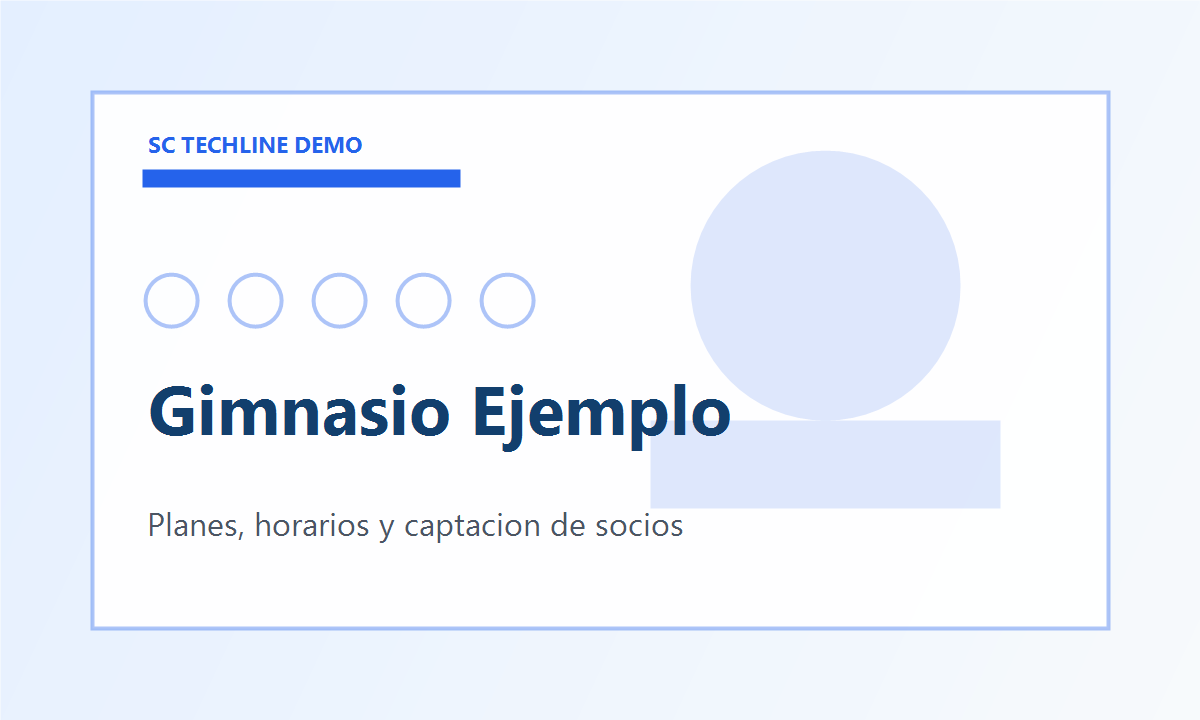 Vista previa de Gimnasio Ejemplo